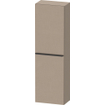 Duravit D-Neo halfhoge kast 40x24x132cm Linksdraaiend Linnen Mat SW640571