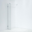 Saniclass Bellini Inloopdouche scharnierbevestiging 30x200cm 8mm veiligheidsglasanti kalk chroom SHOWROOMMODEL SHOW23433