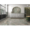 Cifre Ceramica Amazzonite wand- en vloertegel - 60x120cm - 10.5mm - Rechthoek - gerectificeerd - Marmerlook - Groen gepolijst SW647520