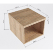 MONDIAZ BUKLA module - 40cm - open - Washed oak SW705161