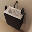 MONDIAZ TURE-DLUX 40cm toiletmeubel Urban. EDEN wastafel Glace positie midden. Zonder kraangat. SW1103107