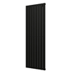 Plieger Cavallino Retto designradiator verticaal enkel middenaansluiting 1800x602mm 1205W mat zwart SW224471