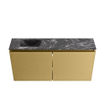 MONDIAZ TURE-DLUX 100cm toiletmeubel Oro. EDEN wastafel Lava positie links. Zonder kraangat. SW1103934