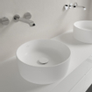 Villeroy & Boch Collaro opzetwastafell rond Ø40cm zonder overloop zonder kraangat ceramic+ stone white SW336043