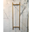 Saniclass Dual handdoekrek 95x25x20cm Glans Goud SW419871