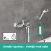 Hansgrohe Vernis badkraan met hendel chroom SW651242