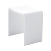 Wiesbaden Solid surface kruk 40 x 30 x 42,5 cm mat wit SW102829