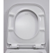 Duravit Happy D.2 WC-zitting 43x35.9x4.3cm met softclose met quickrelease Kunststof wit Glanzend SW68372