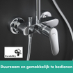 Hansgrohe Crometta s 240 1jet showerpipe met douchekraan chroom OUTLETSTORE STORE33733