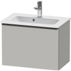 Duravit D-Neo wastafelonderkast 61x44x37.2cm 1 lade Betongrijs Mat SW640718