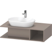 Duravit D-Neo wastafelonderkast 100x26x55cm Basalt Mat SW641052