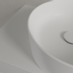 Villeroy & Boch Collaro opzetwastafell rond Ø40cm zonder overloop zonder kraangat ceramic+ stone white SW336043