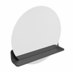 Mondiaz SPOT Badkamerspiegel - rond 60cm - spiegelplanchet - kleur Dark Grey SW1235514