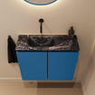MONDIAZ TURE-DLUX 60cm toiletmeubel Jeans. EDEN wastafel Lava positie links. Zonder kraangat. SW1103845