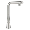 GROHE Zedra Keukenkraan - hoog - uittrekbare l uitloop - supersteel geborsteld SW392215