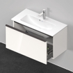 Duravit D-Neo wastafelonderkast 81x44x37.2cm 1 lade wit Hoogglans SW640726