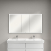 Villeroy & Boch My view inbouw spiegelkast 130x75cm 3 deuren 3 contactdoos LED SW641678