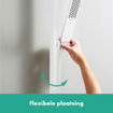 Hansgrohe Pulsify e doucheset 100 1jet ecosmart glijstang 90cm m.wit SW918222