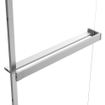 Fortifura Galeria handdoekrek voor inloopdouche - klemmen - inkortbaar - geborsteld RVS SW1212770