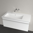 Villeroy & Boch Venticello Meubelwastafel - wasbak links zonder kraangat - 100x50cm - overloop - wit 1025130