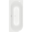 Villeroy & Boch Loop & friends half vrijstaand bad - 180x80cm - hoek rechts - Acryl Wit Alpin glans SW762299