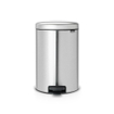 Brabantia NewIcon Pedaalemmer - 20 liter - kunststof binnenemmer - matt steel fingerprint proof SW1117473
