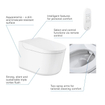Grohe Sensia QuickFix Douche WC - wandmodel - spoelrandloos - glans wit SW1129622