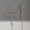 Villeroy & Boch Verve Showers Handdouche met drie waterstraalstanden Rond - Matt Brushed Nickel (RVS) SW974355