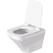 Duravit DuraStyle wandclosetset diepspoel spoelrandloos 37x54cm met softclose closetzitting Wondergliss wit SW358499