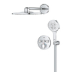 Grohe Rapido perfect shower set rainshower smartactive 310 hoofddouche rond met 3 straalsoorten chroom SW1186611