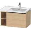 Duravit D-Neo wastafelonderkast 78.4x44x45.2cm 1 lade met softclose Natuur eiken Mat SW641120