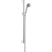 Hansgrohe Crometta 85 Unica glijstangset 65cm inclusief Crometta 85 Green handdouche chroom 0451036