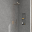 Villeroy & Boch Universal Showers hoofddouche - 35cm - Rond - Matt Brushed Nickel (RVS) SW974346