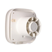 Vent-Axia Supra Design 100 HT badkamerventilator met vochtsensor en timer 90 m3/h Wit SW722397