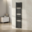 Wiesbaden Elara sierradiator 181,7 x 45,0 cm mat zwart SW373523