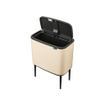 Brabantia Bo Touch Bin Afvalemmer - 36 liter - kunststof binnenemmer - soft beige SW1117500