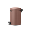 Brabantia NewIcon Pedaalemmer - 3 liter - kunststof binnenemmer - satin taupe SW1026527
