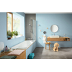 Hansgrohe Croma Select E Multi glijstangset met Croma Select E Multi handdouche 90cm met Isiflex`B doucheslang 160cm wit/chroom 0605313