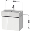 Duravit D-Neo wastafelonderkast 58.4x44x37.2cm 1 lade met softclose Eiken (terra) Mat SW640721