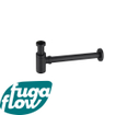 FugaFlow Eccelente Sobrado Badkamer verlaagd sifon mat zwart SW1124120