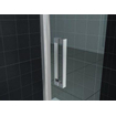 Wiesbaden Sphere Shower douchecabine 90x90x200cm kwartrond chroom 8mm glas rechtsscharnierend NANO coating SW10429