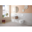 Geberit AquaClean Alba douchewc - 37.5x56.5x40.5cm - spoelrandloos - diepspoel - afstandsbediening - KeraTect - glans wit SW1026642