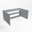 Mondiaz FOWY fonteinonderkast - 110x22x50cm - 2 deuren - push to open - softclose - Plata SW1016916