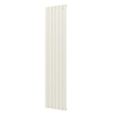 Plieger Cavallino Retto designradiator verticaal enkel middenaansluiting 2000x450mm 999W wit structuur 7255305