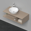 Duravit D-Neo wastafelonderkast 100x26x48cm Linnen Mat SW641178