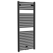 Wiesbaden Elara sierradiator mat-zwart 118.5x45cm midden/onder aansluiting SW373530