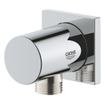 GROHE Rainshower Wandaansluitbocht - vierkante rozet - chroom 0430174