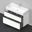 Duravit D-Neo wastafelonderkast 98.4x62.5x44.2cm 2 lades wit Mat SW641074