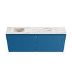 MONDIAZ TURE-DLUX 120cm toiletmeubel Jeans. EDEN wastafel Frappe positie links. Met 1 kraangat. SW1102815