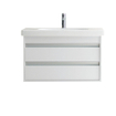 Duravit Ketho Wastafelonderkast 80x45.5x48cm Standaard greep met softclose spaanplaat wit Mat 0300539